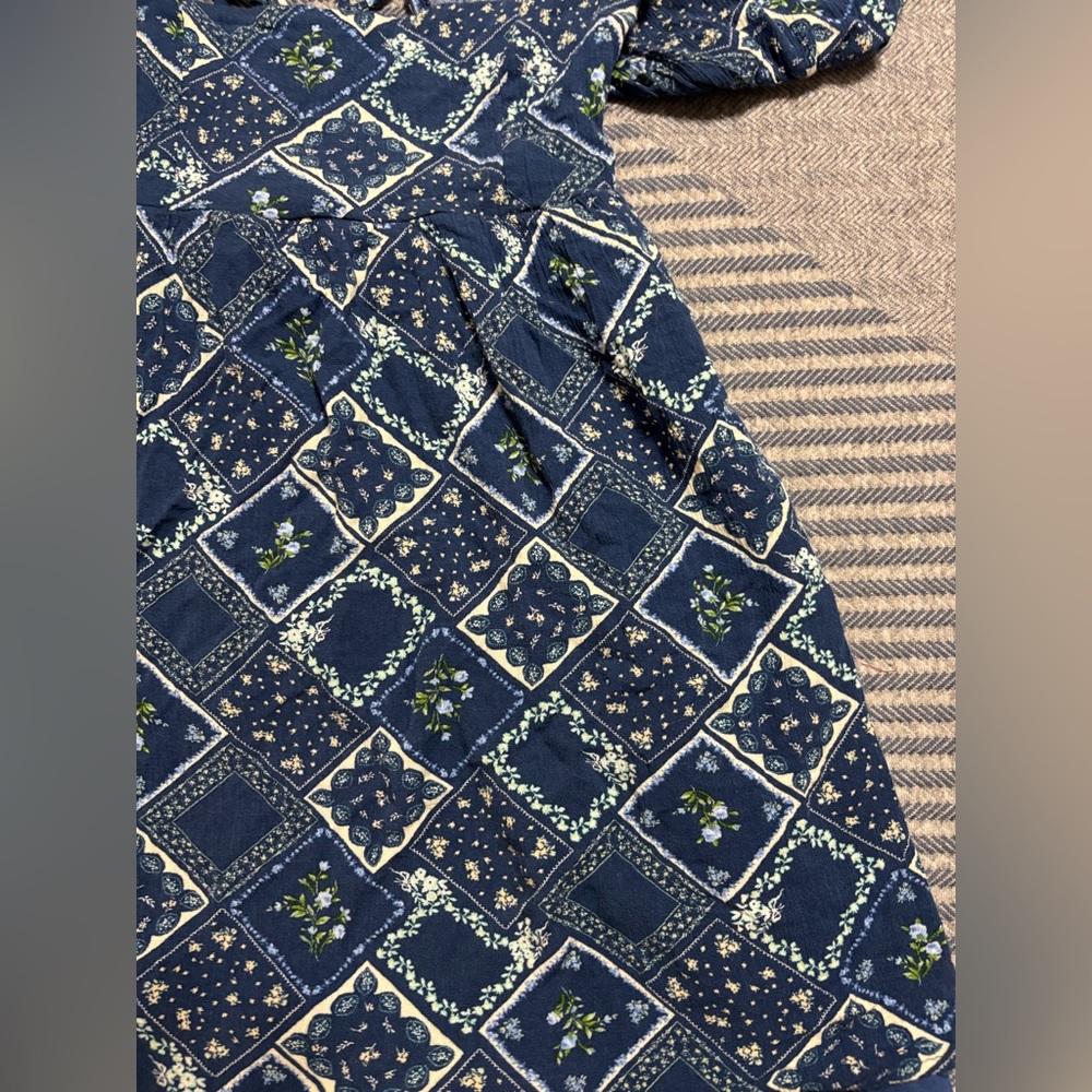 Altar'd State Blue Patterned Dress - Picture 6 of 15